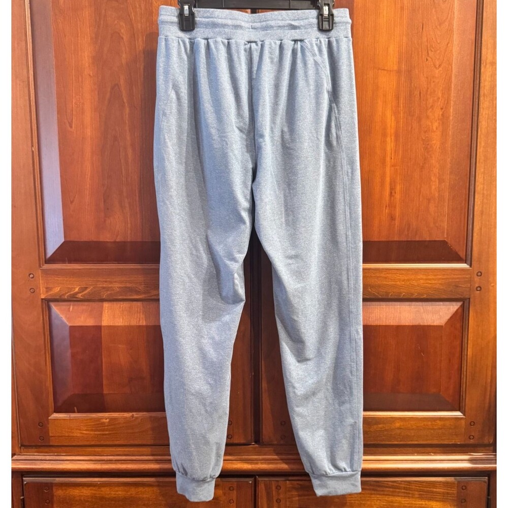 Fabletics Cloud Jersey Jogger Pants Women's Blue Heather Drawstring Stretch M - Picture 4 of 15